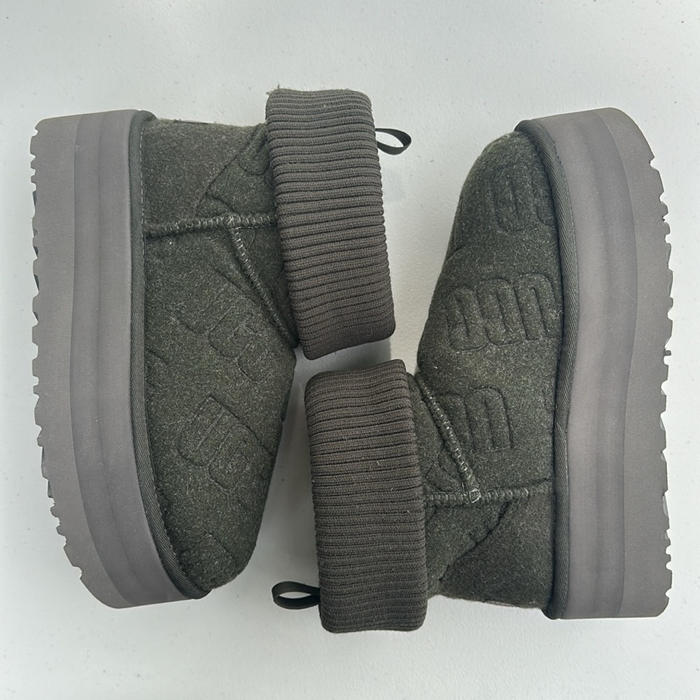 NEW Ugg Classic Mini Platform Felted Boot - Picture 3 of 7